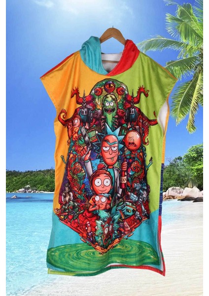 Rick And Morty Sörf Pançosu, Plaj Havlu Panço