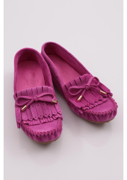 K118 Kadin Püskül Detayli Loafer Ayakkabi