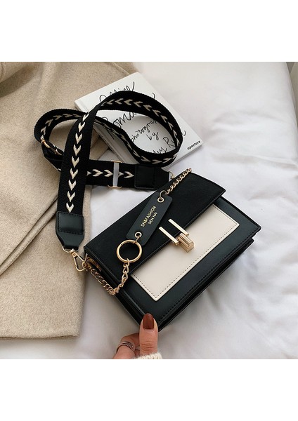 Çanta Kadın Tek Omuz Messenger Buzlu Renk Kontrast Küçük Kare Çanta (Yurt Dışından) fiyatları