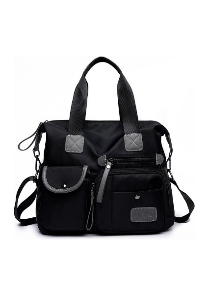 Bayan Çantası Naylon Anne Çantası Tek Omuz Messenger Seyahat Çantası (Yurt Dışından)