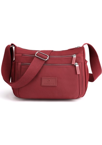 Kadın Su Geçirmez Omuzdan Askili Çanta Postacı Çantası Orta Yaşlı Annenin Çantası (Yurt Dışından)