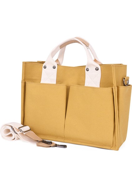 Çanta Kadın Omuzdan Askili Çanta Rahat Kanvas Çanta (Yurt Dışından)