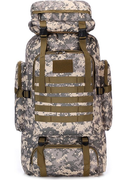 Kamuflaj Dağcılık Çantası Sırt Çantası Seyahat Çantası Yürüyüş Çantası (Yurt Dışından)