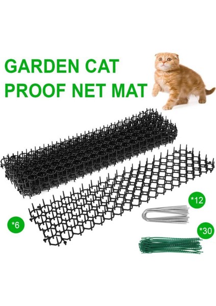 10pcs Cat Anti-Cat Network Kazma Durdurucu Açık Iç Mekan Evcil Hayvanlar (Yurt Dışından)