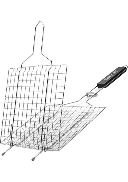 Barbekü Izgara Sepeti Barbekü Tel Örgü Klip Sepeti Net 22.5x49.5cm (Yurt Dışından)