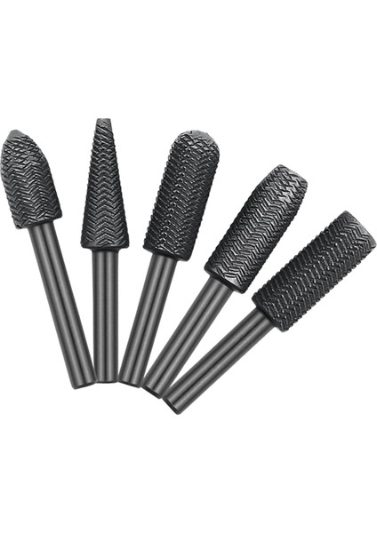 5pcs Dıy Ahşap Işleme Için Çift Kesilmiş Döner Çapak Seti Ahşap Değirmen Kesici Aracı (Yurt Dışından) fiyatları