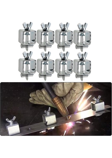 8 Pcs Çelik Kaynak Kelepçeleri Otomatik Panel Metal Onarımı Için Spot Kaynak Klipsleri (Yurt Dışından) fırsatları