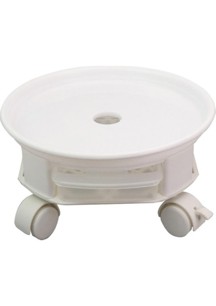 Tekerlekler İle Hareketli Çiçek Taşıyıcı Çıkarılabilir Su Tepsisi 35cm (Yurt Dışından)