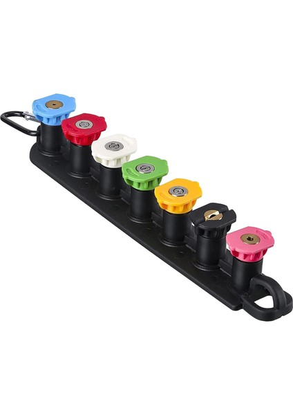 Basınçlı Yıkayıcı Nozul Ipuçları Set Elektrikli Aletler Aksesuarları Basınç Yıkama Uçları 7 Delik Tabanı (Yurt Dışından)