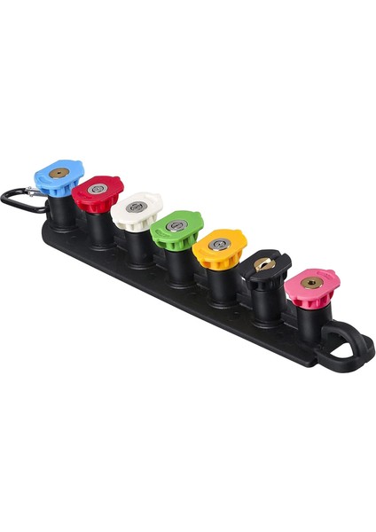 Basınçlı Yıkayıcı Nozul Ipuçları Set Elektrikli Aletler Aksesuarları Basınç Yıkama Uçları 7 Delik Tabanı (Yurt Dışından) modelleri