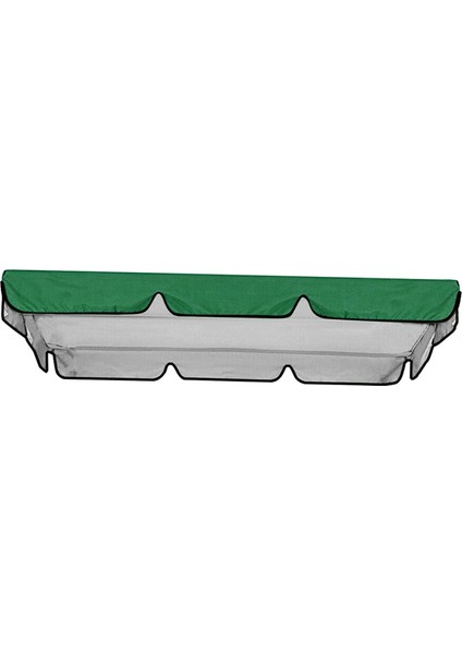 Bahçe Yard Için Çıkarılabilir Yedek Kapak 3 Kişi Salıncak Tente Yeşil 195x125x15cm (Yurt Dışından)