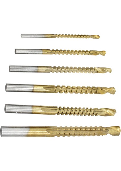 6x Twist Matkap Bit Seti Hss Çelik Twist Hex Shank Matkap Bit Set Matkap Bit (Yurt Dışından) fiyatları