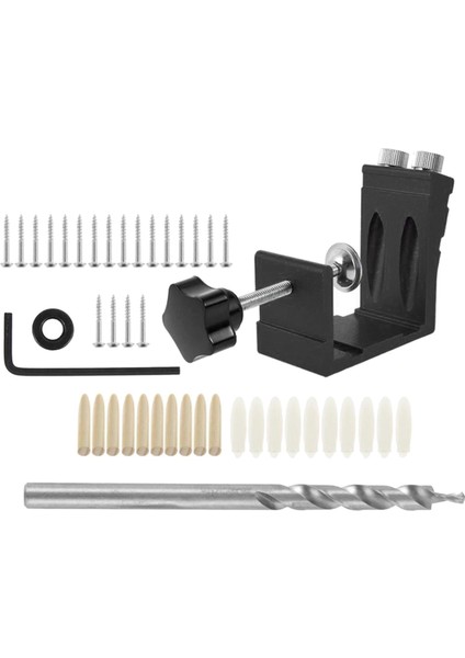 Cep Deliği Jig Saw Adım Eğik Matkap Boynaz Bit Aracı Siyah (Yurt Dışından) fiyatları