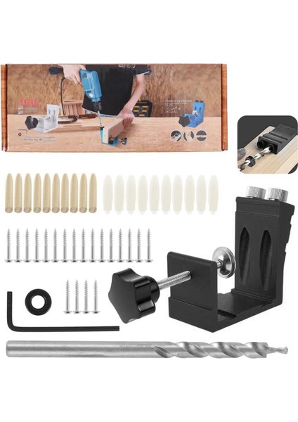 Cep Deliği Jig Saw Adım Eğik Matkap Boynaz Bit Aracı Siyah (Yurt Dışından) modelleri