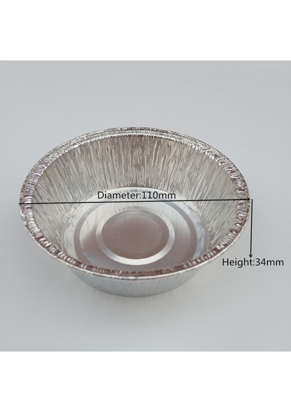 Derin Alüminyum Folyo Teneke Pasta Tavaları Pişirme Için Tek Kullanımlık Kavurma 240ml 50pcs (Yurt Dışından) fiyatları