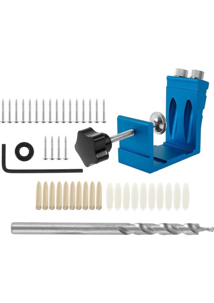 Cep Deliği Jig Saw Adım Eğik Matkap Tornavida Bit Tool Mavi (Yurt Dışından) fiyatları