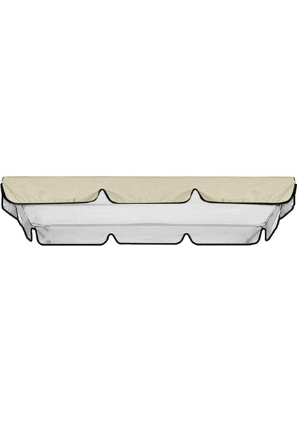 Bahçe Yard Için Çıkarılabilir Yedek Kapak 3 Kişi Salıncak Tente Bej 195x125x15cm (Yurt Dışından) fiyatları