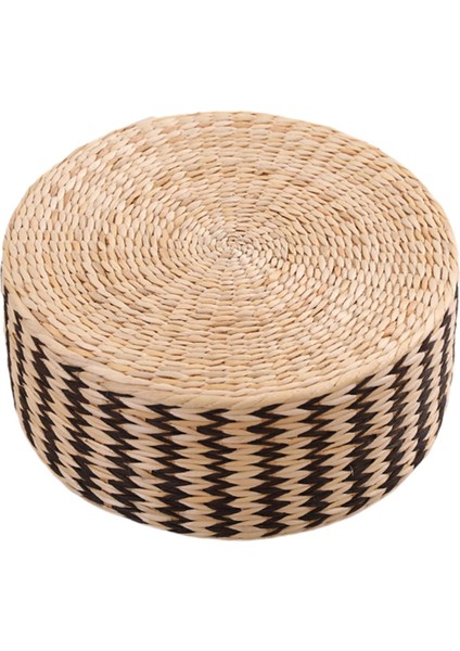 Gölge Zemin Yastık Dokuma Saman Cattail Rattan Yoga Koltuk Yastık Dekor 45x20cm (Yurt Dışından) fiyatları
