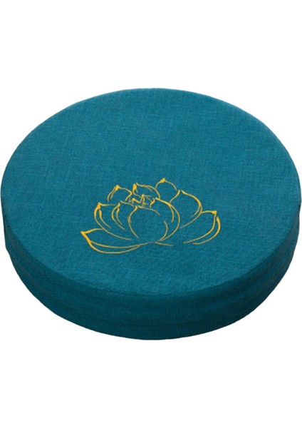 Meditasyon Yastığı Meditasyon Aksesuarları 40cm Açık Hava Ev Dekoru Koyu Mavi 10 Cm (Yurt Dışından)