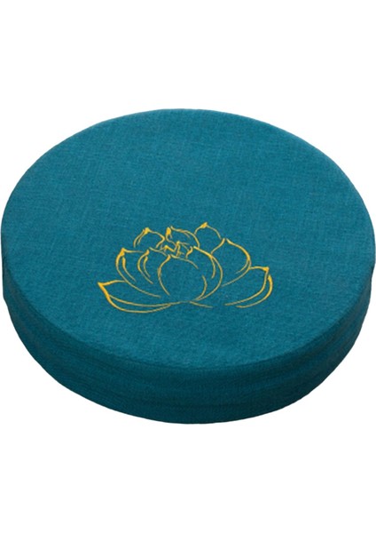 Meditasyon Yastığı Meditasyon Aksesuarları 40cm Açık Hava Ev Dekoru Koyu Mavi 10 Cm (Yurt Dışından)