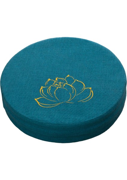 Meditasyon Yastığı Meditasyon Aksesuarları 40cm Açık Hava Ev Dekoru Koyu Mavi 10 Cm (Yurt Dışından)