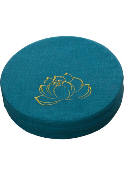 Meditasyon Yastığı Meditasyon Aksesuarları 40cm Açık Hava Ev Dekoru Koyu Mavi 10 Cm (Yurt Dışından)