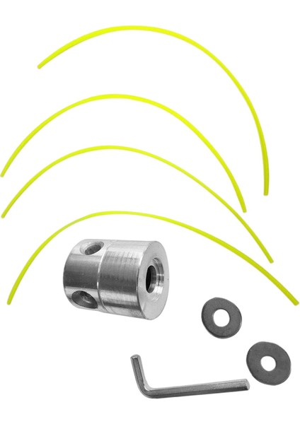 Alüminyum Düzeltici Kafa Makarası, 4 Biçici Halat İle Seti, Kompakt Dayanıklı Seçeneğin Yerini Alıyor 2 (Yurt Dışından) fırsatları