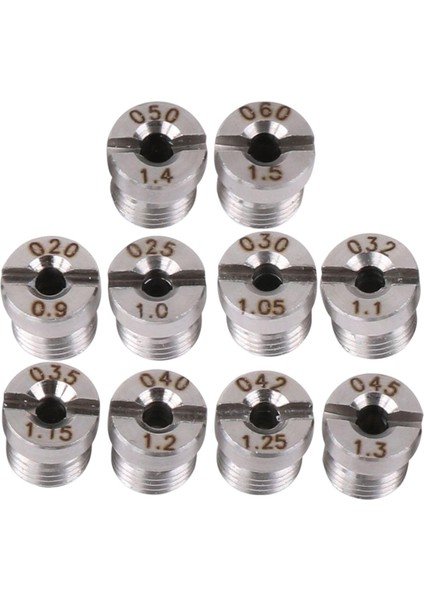 10 Adet Basınç Yıkama Sprey Fan Nozül Replasmanı 1/4 Inç Için (Yurt Dışından)