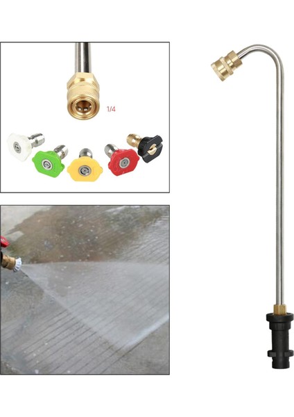 Basınçlı Yıkayıcı Sprey Nozul Uçları K2 K3 K4 K5 K6 K7 120 120 Derece (Yurt Dışından) indirimleri