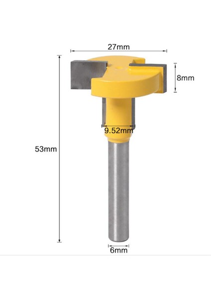 Parçacık Tahtası Için 6mm Şafak Slot Yönlendirici Bit Ahşap Kesme Aletleri (Yurt Dışından) modelleri