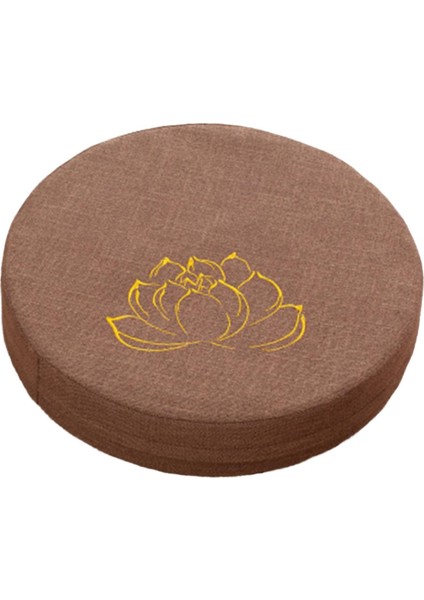 Meditasyon Yastığı Meditasyon Aksesuarları 40cm Açık Hava Ev Dekoru Khaki 6cm (Yurt Dışından)