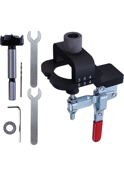 Cep Deliği Jig Alüminyum Alaşım Puncher Carpenter Ahşap Kılavuzu (Yurt Dışından) fiyatları