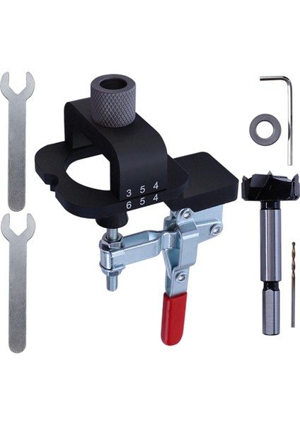 Cep Deliği Jig Alüminyum Alaşım Puncher Carpenter Ahşap Kılavuzu (Yurt Dışından) modelleri