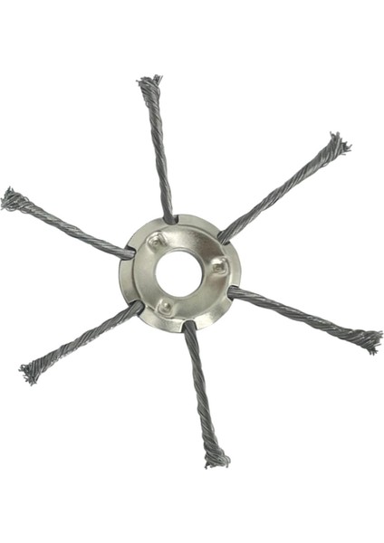 Çelik Tel Fırça Kesici Düzeltici Başlık, Fırça Kesici Bahçe Düzeltici Biçme Biçme Makinesi 6 Bıçak 7inch (Yurt Dışından)