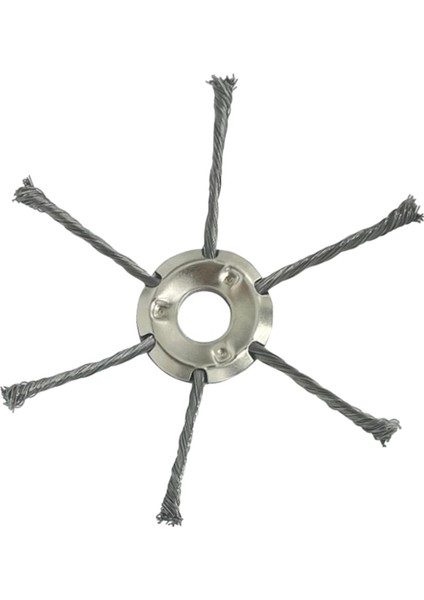 Çelik Tel Fırça Kesici Düzeltici Başlık, Fırça Kesici Bahçe Düzeltici Biçme Biçme Makinesi 6 Bıçak 7inch (Yurt Dışından) fiyatları