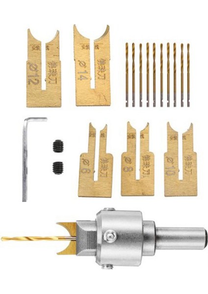Ahşap Boncuklar Ahşap Işleme Araçları Kırmızı 17 Adet Için Ahşap Yönlendirici Biti (Yurt Dışından)