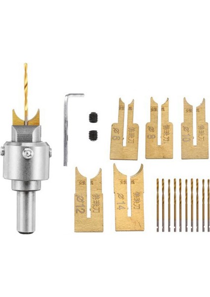 Ahşap Boncuklar Ahşap Işleme Araçları Kırmızı 17 Adet Için Ahşap Yönlendirici Biti (Yurt Dışından) fiyatları