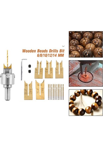 Ahşap Boncuklar Ahşap Işleme Araçları Kırmızı 17 Adet Için Ahşap Yönlendirici Biti (Yurt Dışından) indirimleri