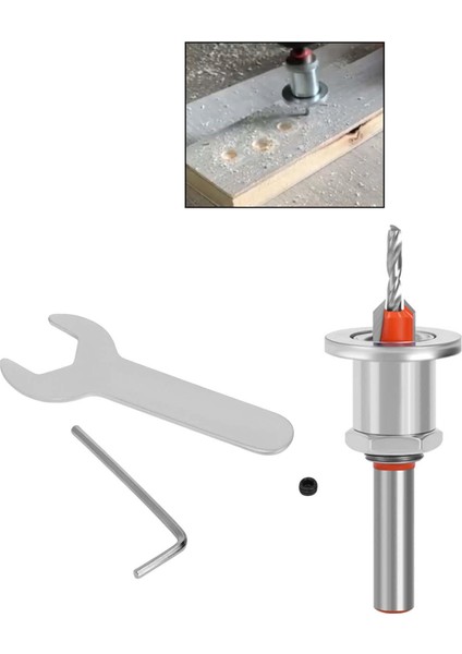 Ahşap Işleme Matkapı Bit Comstersink Yüksekliği Başkalı 3,5 Mm Için Ayarlanabilir Çok Kullanım (Yurt Dışından) fırsatları