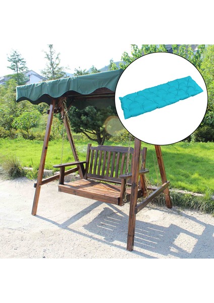 Salıncak Yastık Bahçe Mobilyaları Açık Mekan Dekorat Açık Mavi 120x50cm (Yurt Dışından)