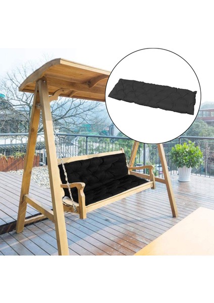 Salıncak Yastık Bahçe Mobilyaları Açık Mekan Dekorat Siyah 120x50cm (Yurt Dışından) modelleri