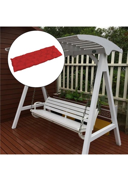 Salıncak Yastık Bahçe Mobilyaları Açık Mekan Dekorat Kırmızı 150x50cm (Yurt Dışından) fırsatları