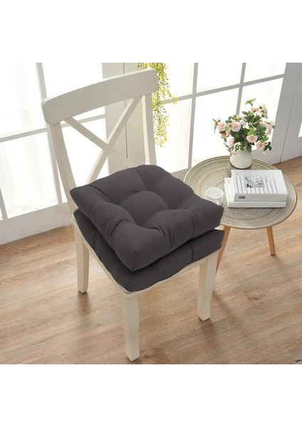 2x Teped Sandalye Pad Koltuk Yastıkları Veranda Mobilya Sandalye Pedleri Koyu Gri (Yurt Dışından) modelleri