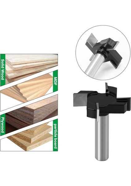 Cnc Spoilboard Yüzey Yönlendirici Bit 2 "Kesme Çapı Ahşap Işleme Araçları (Yurt Dışından) fırsatları