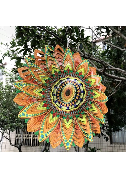 Rüzgar Çok Renkli Güneş Çiçeği 360 ° Döndür (Yurt Dışından) indirimleri