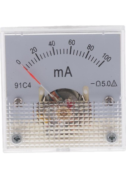 Analog Akım Panel Ölçer Dc Ammerece Devresi Ampere Gauge 0-100ma (Yurt Dışından)