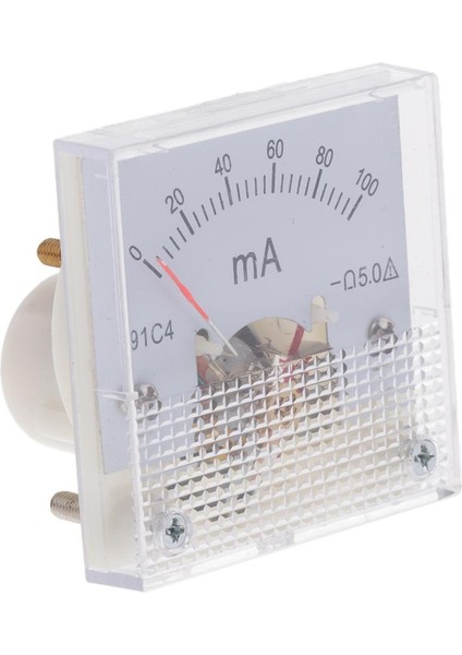 Analog Akım Panel Ölçer Dc Ammerece Devresi Ampere Gauge 0-100ma (Yurt Dışından)