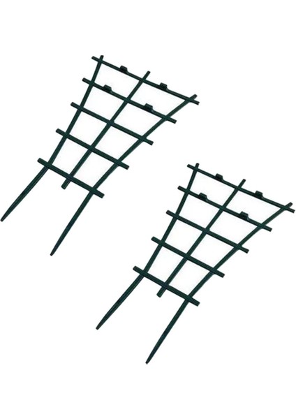 Plastik Bitki Asma Çerçeve Tırmanma Kafes Çiçek Salatalıkları Tencere Bahçe Aletleri Sektör 2pcs (Yurt Dışından)