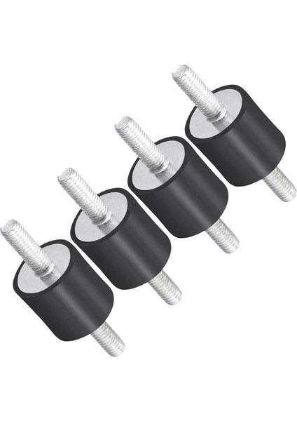 4 Adet Kauçuk Izolatör Montajları, Kauçuk Montaj Şok Emici, Anti Titreşim 8x8 (Yurt Dışından)