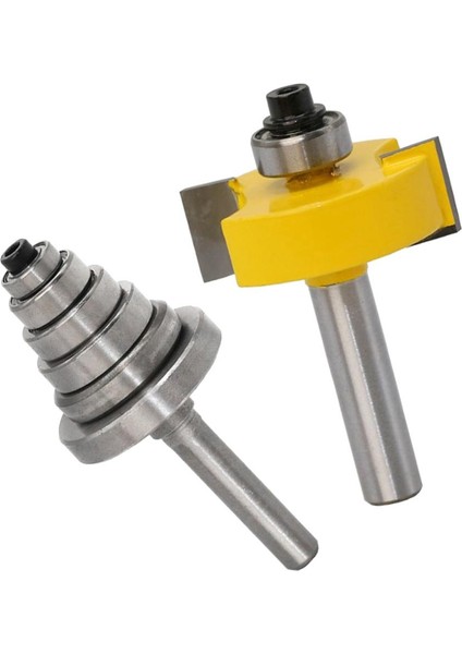 Çimentolu Karbür 8mm Rabbet Yönlendirici Bit & 6 Rulmanlar Ahşap Işler Için Set (Yurt Dışından) fiyatları